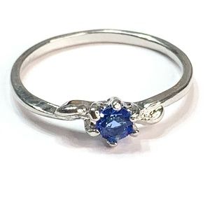 New Blue Gemstone Ring size 8